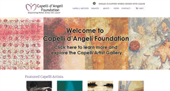 Desktop Screenshot of capellidangelifoundation.org