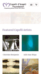 Mobile Screenshot of capellidangelifoundation.org
